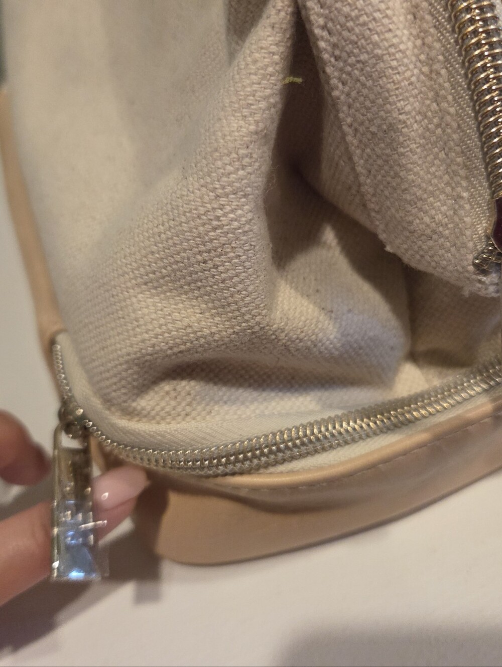 BEIS Canvas and Leather Dopp Kit - Picture 7 of 13